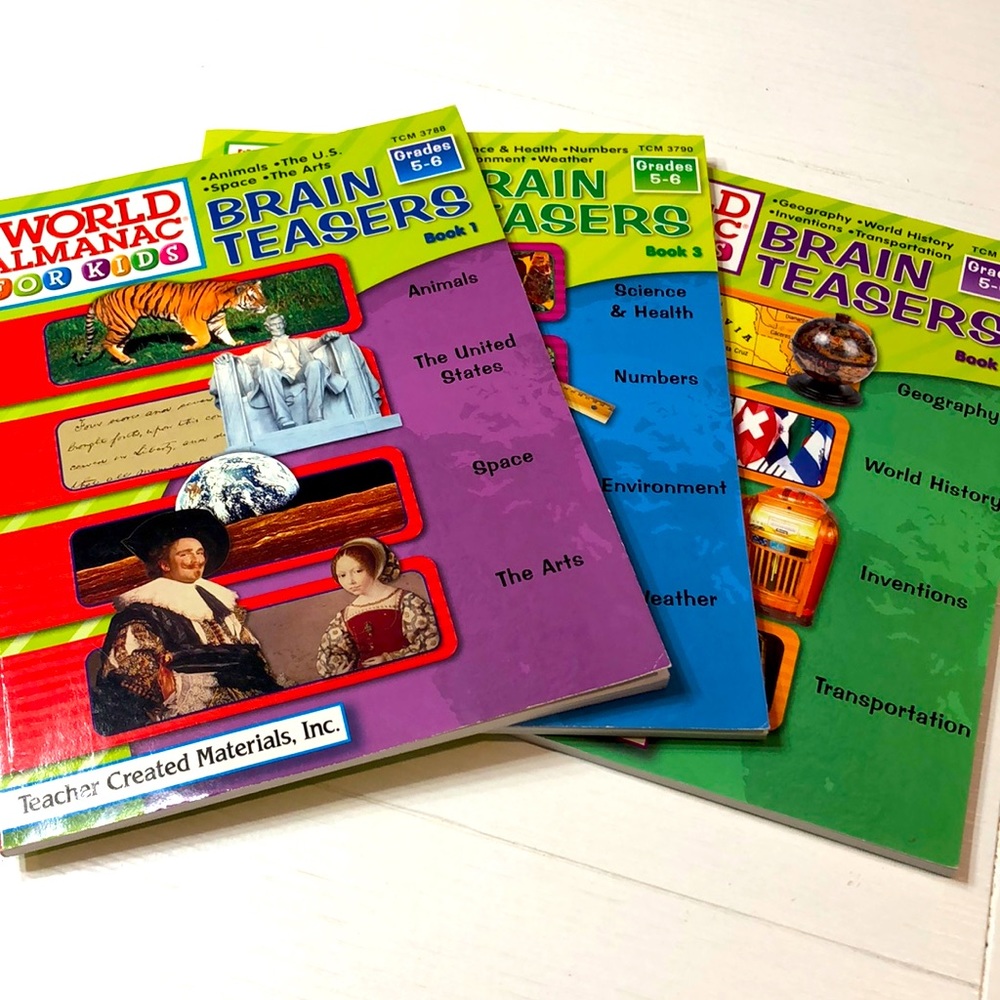 World Almanac for Kids Brain Teaser Books